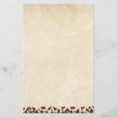 西カウボーイ赤ちゃんシャワービンゴゲーム (裏面)