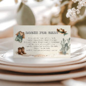 西カウボーイ赤ちゃんシャワーベビー エンクロージャーカード