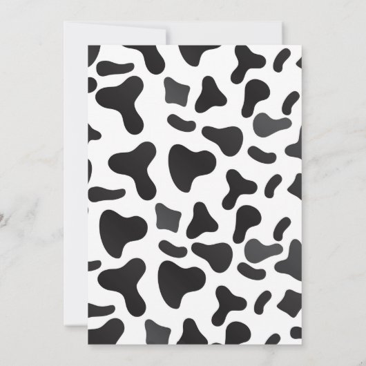 西カウボーイ1stロデオ誕生日パーティー 招待状 (裏面)