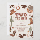 西カウボーイ2ndフォトバースデーパーティー 招待状 (正面)