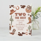 西カウボーイ2ndフォトバースデーパーティー 招待状 (スタンド正面)
