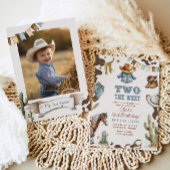 西カウボーイ2ndフォトバースデーパーティー 招待状