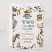 西カウボーイ2ndフォトバースデーパーティー 招待状 (正面)