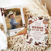西カウボーイ2ndロデオ写真バースデーパーティー 招待状