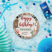 西カウボーイ ペーパープレート (パーティー)