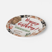 西カウボーイ ペーパープレート (アングル)