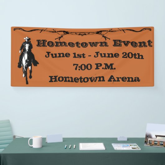 西カウボーイ 横断幕 (トレードショー)