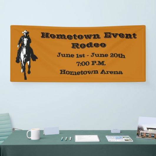 西カウボーイ 横断幕 (トレードショー)