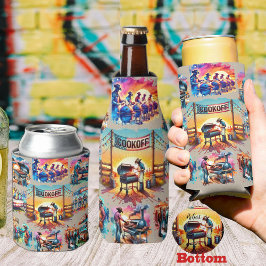 西カウボーイBBQクックオフシーン1 カスタム 缶クーラー