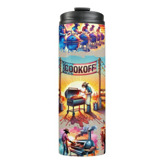 西カウボーイBBQクックオフシーン1 タンブラー (正面)