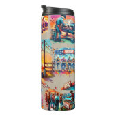 西カウボーイBBQクックオフシーン1 タンブラー (回転右)