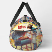 西カウボーイBBQクックオフシーン1 ダッフルバッグ (右)