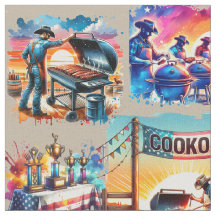 西カウボーイBBQクックオフシーン1