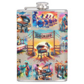 西カウボーイBBQクックオフシーン1 フラスク (正面)