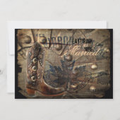 西カウボーグランジイのリ結婚ハーサルディナー 招待状 (裏面)