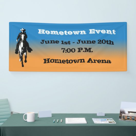 西カウボ素朴イ 横断幕 (トレードショー)