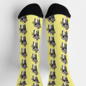 西カップルのカウボーイキャット ソックス (上部)