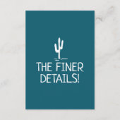 西カボホモダンウェスト結婚詳細 エンクロージャーカード (裏面)