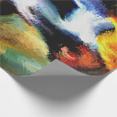 西カラフル行馬 ラッピングペーパー (角)