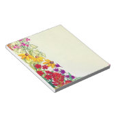西カラフル野草 ノートパッド (アングル)