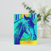 西カラフル馬 ポストカード (スタンド正面)