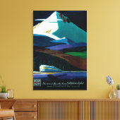 西カリフォルニア州ゼファー・ヴィンテージのポスター キャンバスプリント (インサイチュ (リビング))