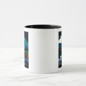 西カリフォルニア州ゼファー・ヴィンテージのポスター マグカップ (中央)