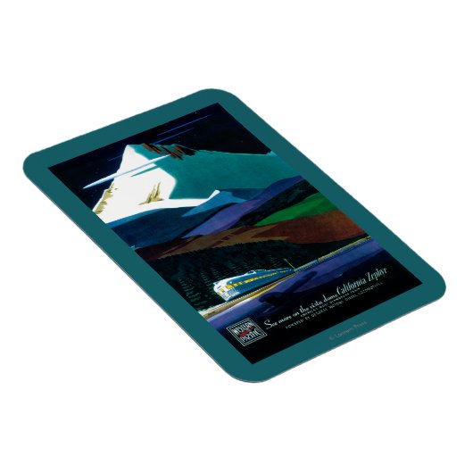 西カリフォルニア州ゼファー・ヴィンテージのポスター マグネット (右側)