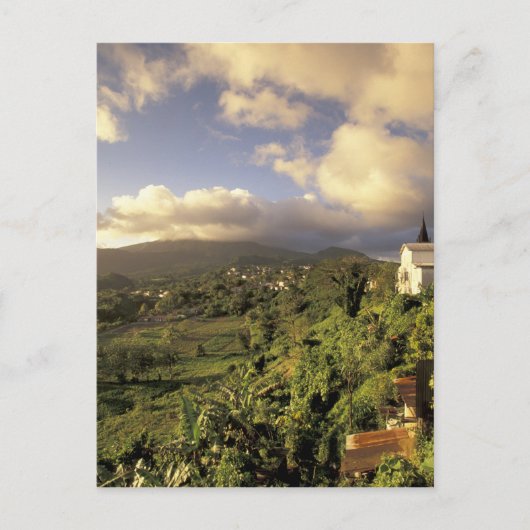 西カリブのインディフランスの、マルティニーク。 ポストカード (正面)