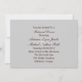 西カントリーカウボーイ結婚のリハーサルディナー 招待状 (正面)