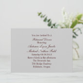 西カントリーカウボーイ結婚のリハーサルディナー 招待状 (スタンド正面)