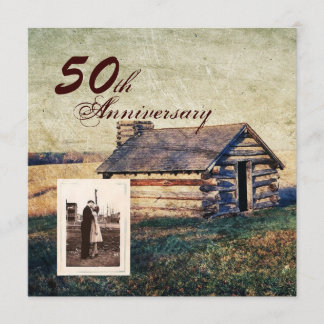 西カントリーキャビン50結婚周年 招待状