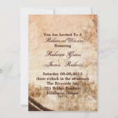 西カントリーファーム結婚のリハーサルディナー 招待状 (正面)