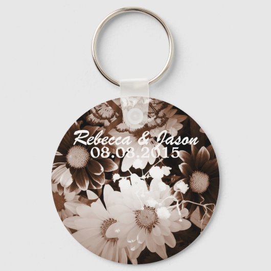 西カントリーボヘミアデイジー結婚ズ キーホルダー (正面)
