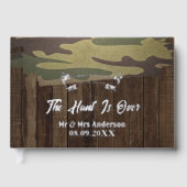 西カントリー鹿狩りのフォイル結婚オーバー ゲストブック (正面)