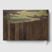 西カントリー鹿狩りのフォイル結婚オーバー ゲストブック (裏面)