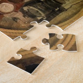 西カントリーRodeoカウボーイブーツなげなわロープ ジグソーパズル (側面)