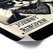 西キャットカウボーイムグショット指名手配 ポスター (角)