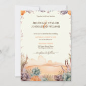 西キャニオンメキシカンサボスデザートカリフォルニア 招待状 (正面)