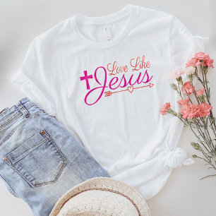 西キリスト教のシャツ、イエス様のような愛 Tシャツ