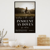 西キリスト教のポスター、マタイ聖書聖句 ポスター (キッチン)