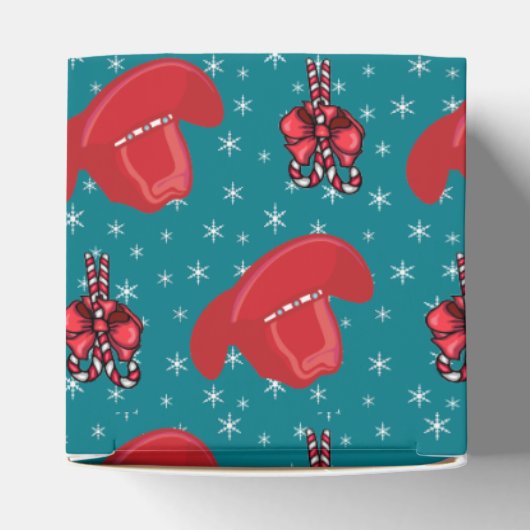 西クリスマスのカウボーイ帽子とキャンディカン フェイバーボックス (上部)