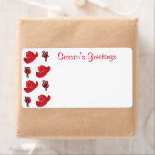 西クリスマスのカウボーイ帽子とキャンディカン ラベル (インサイチュ)