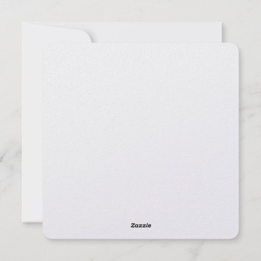 西クリスマスウィンターコテージシーン シーズンカード (裏面)