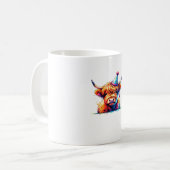 西クリスマスカウエッセンシャルTシャツ コーヒーマグカップ (正面左)