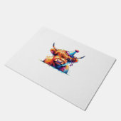 西クリスマスカウエッセンシャルTシャツ ドアマット (アングル)