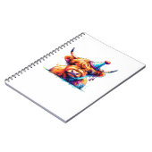 西クリスマスカウエッセンシャルTシャツ ノートブック (左側)