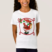 西クリスマスカウボーイサンタ Tシャツ (正面)