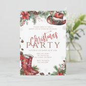 西クリスマスカントリーブーツパーティー 招待状 (スタンド正面)