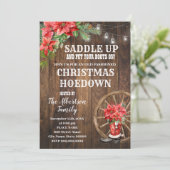 西クリスマスカントリーブーツポインセチアパーティー 招待状 (スタンド正面)